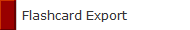 Flashcard Export
